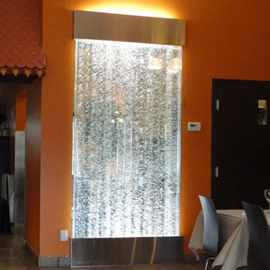 Murs de bulles blanc dans un restaurant