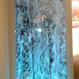 Murs de bulles de style dancing fire comme cloison de salon
