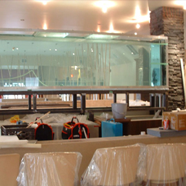 Aquarium sur mesure: restaurant